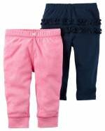 Штаны на манжете для девочки, ТМ Carters (США, р.24мес) розовый